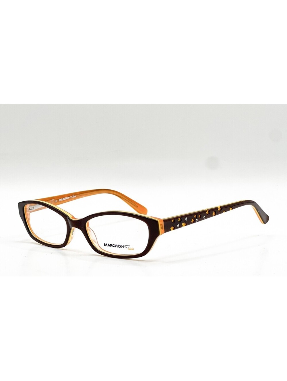 Marchon Nyc Kids Ava 224 Brown Authentic Eyeglasses 45-15-125